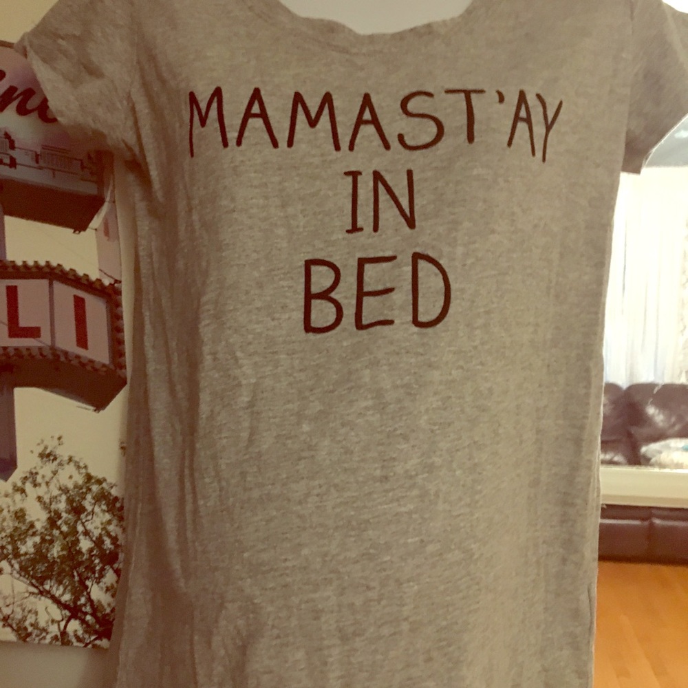 Light grey t shirt maternity